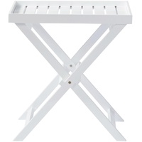Cinas Tabletttisch, ca. B60/H65/T40 cm, Weiß