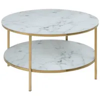 Actona ALISMA Goldgelb Marmor 80 x 45 cm