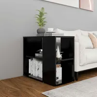 VidaXL Beistelltisch Schwarz 60x30x50 cm Holzwerkstoff