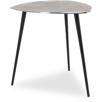 M2 Kollektion Singh 2 Couchtisch/Beistelltisch/Tischset, Metall, silber, Durchmesser, Höhe