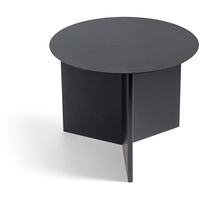 Hay Slit Table Round Beistelltisch, Stahl, Black,