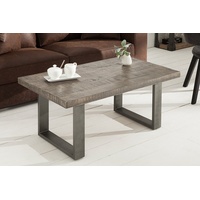 Riess-Ambiente Couchtisch IRON CRAFT 100cm Mangoholz grau Industrial Design