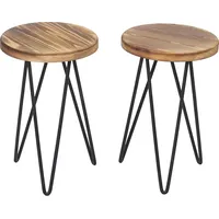 MCW Beistelltisch MCW-A81 naturfarben 2er Set