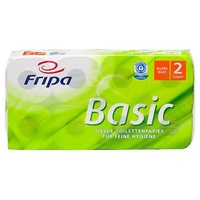 Fripa Toilettenpapier Tissue 12 cm x 10 cm weiss