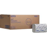 Kleenex Handtücher 6663 1-lagig,geprägt weiß L315xB215ca.mm 3180 Tücher/VE