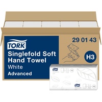 TORK Papierhandtücher Advanced Zick-Zack-Falzung 2-lagig