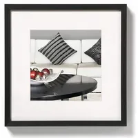Walther design Chair Aluminium schwarz 20x20 cm 3er Set