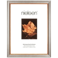 Nielsen Bilderrahmen Derby 50 x 70 cm Holz Silber