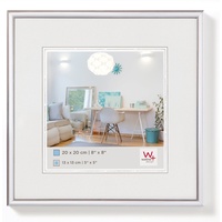 Walther design Walther Kunststoffrahmen KV010S New Lifestyle 10x10cm silber