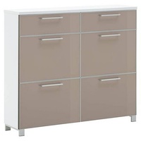 Höffner Schuhschrank ¦ braun