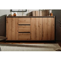 Finori Sideboard Denver Holzoptik Braun Eiche