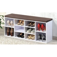 KESPER Schuhschrank Holz, weiß 103,5cm