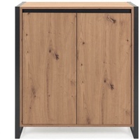 Finori Beistellschrank Denver 1 Artisan-Eiche und Anthrazit