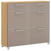 Möbel Kraft Schuhschrank - braun
