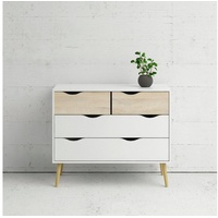 VCM Kommode mit 2 kleinen und 2 grossen Schubladen,