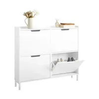 SoBuy FSR100 100 x 91 x 19 cm weiß