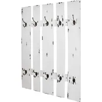 Haku-Möbel Wandgarderobe Marta 65 x 100 cm Weiß
