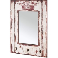 Haku-Möbel HAKU Möbel Wandgarderobe 89993 Motiv Holz 3 Haken