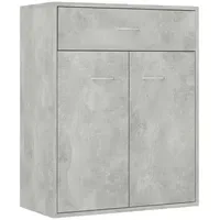 VidaXL Sideboard 60 x 75 x 30 cm Betongrau