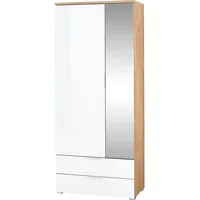Germania GW-Telde Garderobenschrank 84x196x40 braun