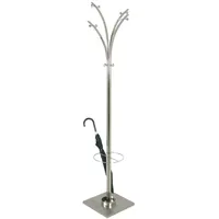 Haku-Möbel Garderobenständer 89776 Silber