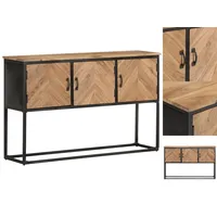 VidaXL Sideboard 120x30x75 cm Akazie Massivholz