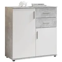Bega Bega Kommode Bobby beton / weiss Kommode grau|weiß