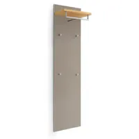 Sconto Garderobenpaneel Santina taupe/eiche bianco