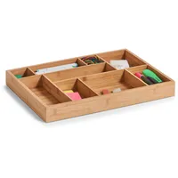 Zeller Schubladen-Organizer, Holz, Natur, 44.5 x 32 x 5