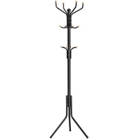 Songmics Kleiderständer RCR19B schwarz Metall 12 Haken 44,0 x