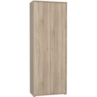 Forte Schrank Faik Holzoptik Braun Eiche Sonoma