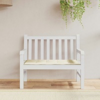 VidaXL Gartenbank-Auflage Creme 120x50x3 cm Oxford-Gewebe