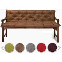 Sunnypillow Bankauflage 120 x 50 x 50 cm braun