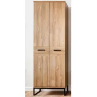 MCA Furniture Garderobenschrank Toledo Holzoptik Braun Eiche