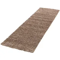 Ayyildiz Life Shaggy 1500 Hochflorteppich 80 x 150 mokka