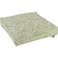 H.O.C.K. Palettenkissen »Badu Batik Steel Outdoor« Matratzenkissen, grün
