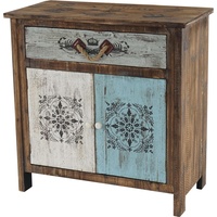 MCW Vigo 84 x 80 x 40 cm braun/blau/weiß