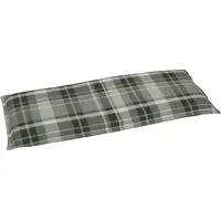 GO-DE Bankauflage 115 x 48 x 6 cm grau-kariert