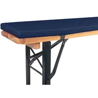 TexDeko Bankauflage 220 x 25 x 2 cm blau