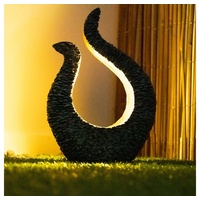 ETC Shop Außenleuchte Kunststoff Metall 34,5 cm inkl. LED-Lampe