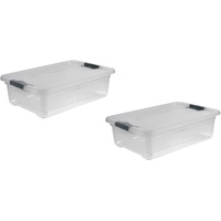 KEEEPER »cornelia«, (Set, 2 St.), Aufbewahrungsbox, 28 L, mit
