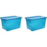 KEEEPER »cornelia«, (Set, 2 St.), Aufbewahrungsbox, 52 L, mit