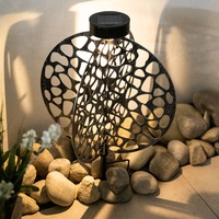 ETC Shop Solarleuchte Metall L 30 x H 41