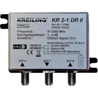 Kreiling Tech. DiSEqC 1.0 Relais 2 Eing.SatA+SatB KR 2-1
