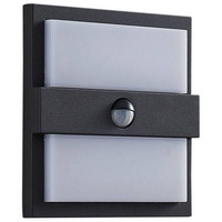 LUCANDE LED-Außenwandleuchte Virgalia, Bewegungsmelder IP54