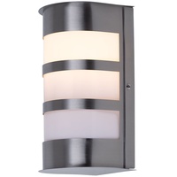 ETC Shop Außen Wand Lampe Metall IP44 Fassaden Edelstahl