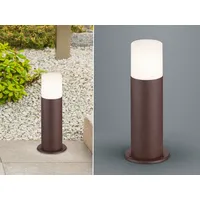 MeineWunschleuchte Außenwegeleuchten Rostoptik Höhe 30cm IP44 - Außenleuchten