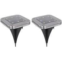 ETC Shop Solarlampe Garten Deko Solarlampen für Außen Wegelampe