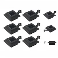 VidaXL LED Outdoor Solarleuchten 12 cm schwarz 6 St.