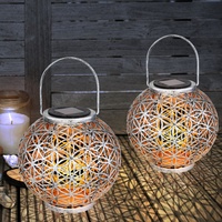 ETC Shop Solar Lampe Outdoor Solarleuchte orientalisch LED Solar